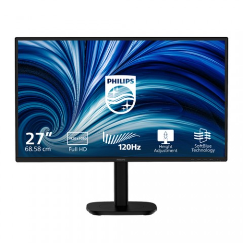 PHILIPS MONITOR 27 LED IPS FHD 16:9 4MS, REG ALTEZZA, VGA/DP/HDMI PHILIPS MONITOR 27 LED IPS FHD 16:9 4MS, REG ALTEZZA, VGA/DP/HDMI