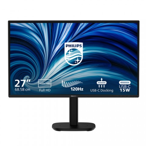PHILIPS MONITOR 27 LED IPS FHD 16:9 4MS, REG ALTEZZA, DP/HDMI, USB-C PHILIPS MONITOR 27 LED IPS FHD 16:9 4MS, REG ALTEZZA, DP/HDMI, USB-C