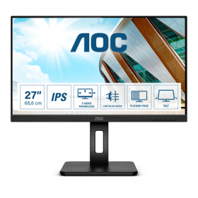 AOC MONITOR 27 LED IPS 16:9 FHD 250 CDM, PIVOT, VGA/DVI/HDMI, USB-C, MULTIMEDIALE