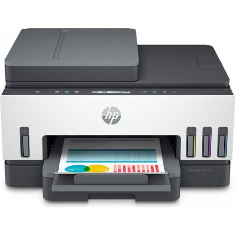 HP MULTIF. INK A4 COLORE, SMART TANK 7305, 15PPM, ADF, FRONTE / RETRO, USB/WIFI, 4 IN 1