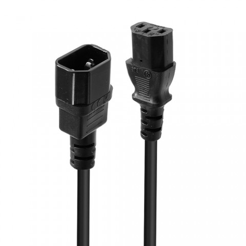 LINDY Cavo di prolunga da C14 a C13, 1m LINDY Cavo di prolunga da C14 a C13, 1m