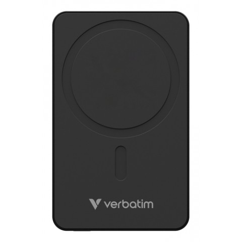 VERBATIM POWER BANK CHARGENGO ESSENTIALS MAGNETIC WIRELESS 5000MAH BLACK