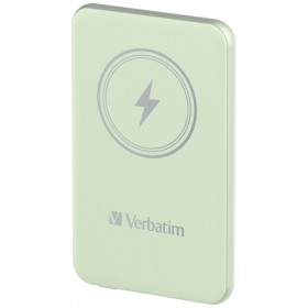 VERBATIM POWER BANK WIRELESS MAGNETICO 5000 mAh VERDE VERBATIM POWER BANK WIRELESS MAGNETICO 5000 mAh VERDE