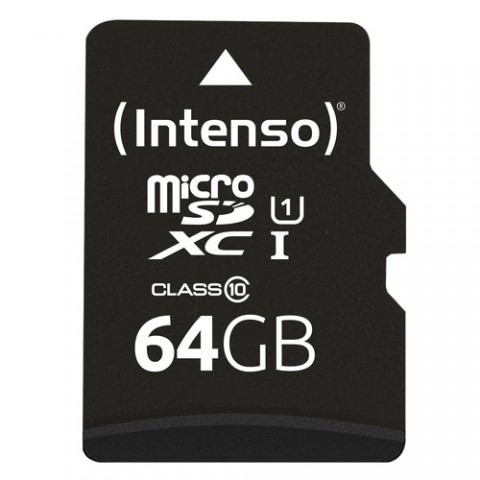 INTENSO MICRO SD UHS-I  PREMIUM CON INCL SD ADAPTER 64GB