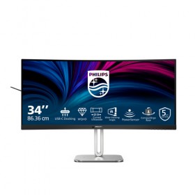 PHILIPS MONITOR CURVO 34 LED VA WQHD 21:9 4MS 120hz 350 CDM, REG ALTEZZA, DP/HDMI, USB-C, MULTIMEDIA PHILIPS MONITOR CURVO 34 LED VA WQHD 21:9 4MS 120hz 350 CDM, REG ALTEZZA, DP/HDMI, USB-C, MULTIMEDIA