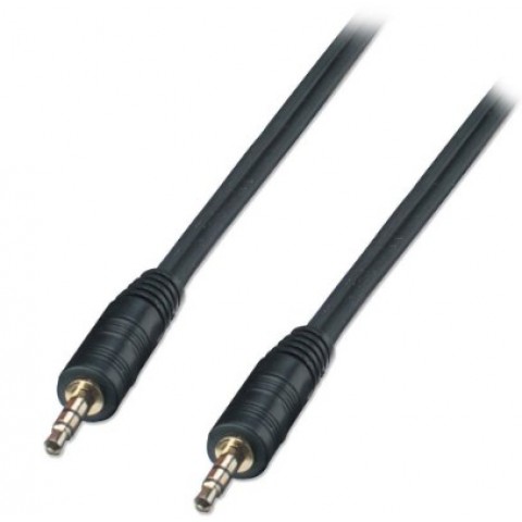 LINDY CAVO AUDIO JACK 3.5MM, M/M, 2MT, NERO