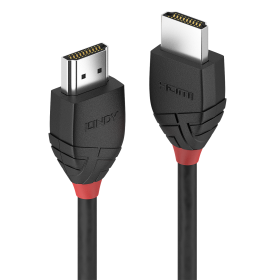LINDY CAVO HDMI 2.0 HIGH SPEED BLACK LINE 0,5MT HDMI M/M