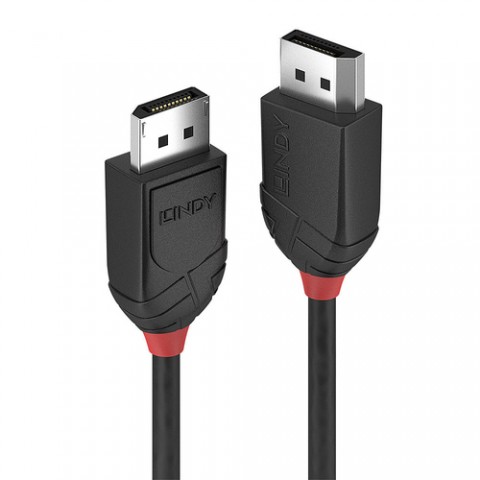 LINDY CAVO DISPLAYPORT 1.2 BLACK LINE 1.5M