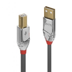 LINDY CAVO USB 2.0 A/B CROMO LINE 3M LINDY CAVO USB 2.0 A/B CROMO LINE 3M