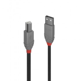 LINDY CAVO USB ANTHRA LINE 2.0 TIPO A MASCHIO A B MASCHIO 3 MT DOPPIA SCHERMATURA GUSCIO IN PVC 10 ANNI DI GARANZIA LINDY CAVO USB ANTHRA LINE 2.0 TIPO A MASCHIO A B MASCHIO 3 MT DOPPIA SCHERMATURA GUSCIO IN PVC 10 ANNI DI GARANZIA