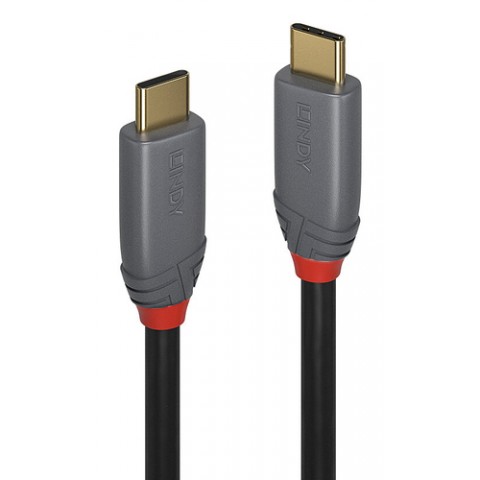 Cavo USB 3.2 Tipo C Anthra Line, 10Gbps, PD 100W , 3m USB Tipo C Maschio a C Maschio Cavo USB 3.2 Tipo C Anthra Line, 10Gbps, PD 100W , 3m USB Tipo C Maschio a C Maschio