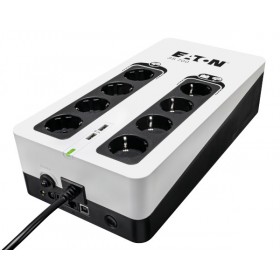 EATON 3S UPS DIN, 700 VA, 420 W, INGR: SCHUKO, USC. (4) SCHUKO (4) SCHUKO SOLO SURRGE, COM. USB, TOW
