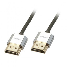 LINDY CAVO SLIM CROMO HDMI A/A 1M LINDY CAVO SLIM CROMO HDMI A/A 1M