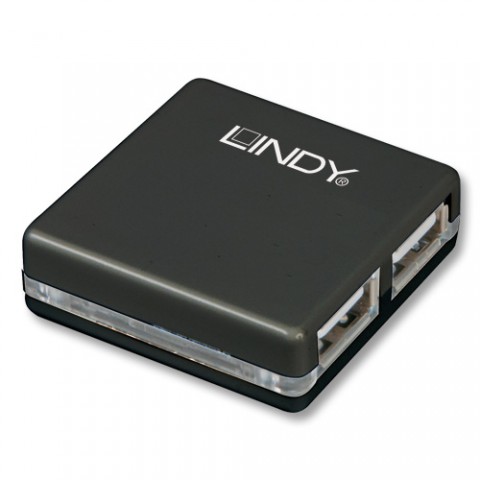 LINDY MINI HUB USB 2.0 4 PORTE