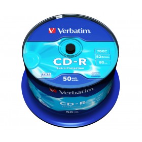 VERBATIM CD-R 700MB 52X EXTRA PROTECTION SURFACE PACK DA 50