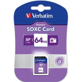 VERBATIM SD CARD XC / UHS1 (SDXC) 64GB CLASS 10