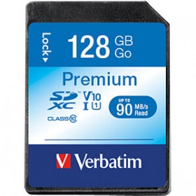 VERBATIM SD CARD XC / UHS1 (SDXC) 128GB CLASS 10