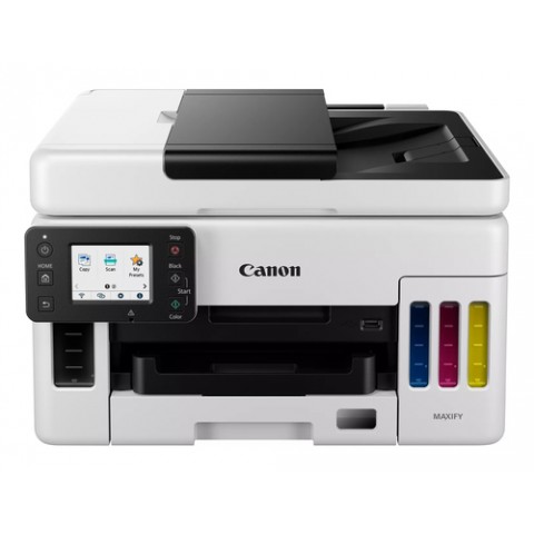 CANON MULTIF. INK A4 COLORE, MAXIFY GX6050, 24PPM, ADF, MEGA TANK, USB/LAN/WIFI, 3 IN 1