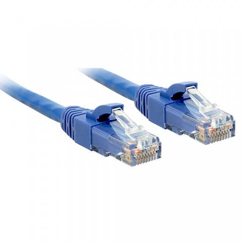LINDY CAVO DI RETE PATCH CAT. 6 U UTP 3 MT CONNETTORE RJ45 BLU