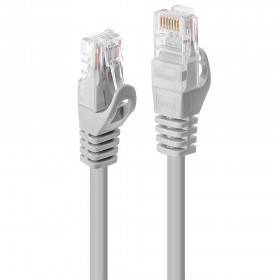 LINDY CAVO DI RETE CAT.6 U UTP BASIC 3MT CONNETTORE RJ45 NON SCHERMATO GRIGIO
