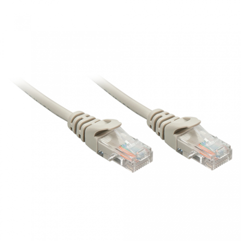 LINDY CAVO CAT.5E U/UTP GRIGIO, 0,3M