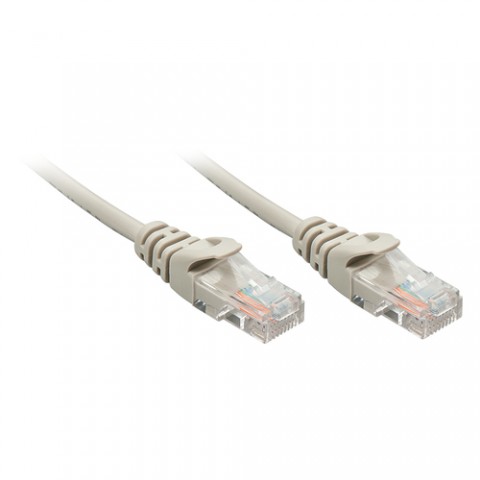 LINDY CAVO DI RETE PATCH CAT.5E U/UTP 1MT CONNETTORE RJ45 GRIGIO 10 ANNI DI GARANZIA