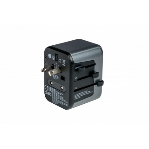 VERBATIM ADATTATORE UNIVERSALE DA VIAGGIO TRAVEL ADAPTER UTA-03 PD30W QC 2XUSB 2XTYPE-C