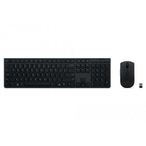 LENOVO COMBO TASTIERA E MOUSE PROFESSIONAL WIRELESS RECHARGEABLE KEYBOARD AND MOUSE LAYOUT ITALIANO