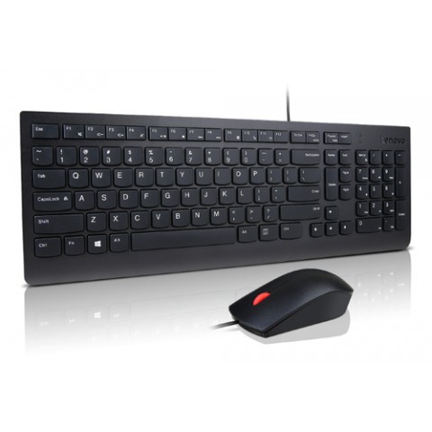 LENOVO TASTIERA + MOUSE ESSENTIAL WIRED COMBO
