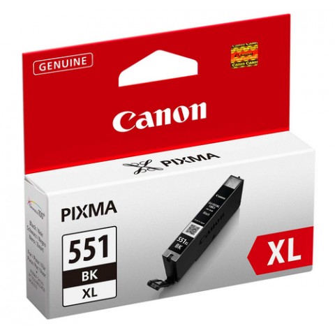 CANON CART INK NERO ALTA CAPACITA PER PIXMA IP7250 MG5450 MG6350 CLI-551XL BK CANON CART INK NERO ALTA CAPACITA PER PIXMA IP7250 MG5450 MG6350 CLI-551XL BK