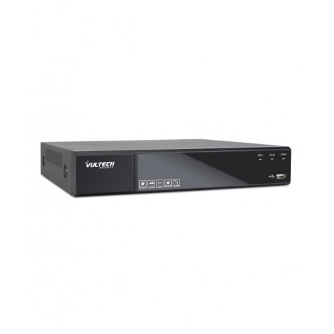 VULTECH SECURITY NVR 4 CANALI POE  FINO A 5MPX H.265 HDMI P2P CLOUD 1 HD