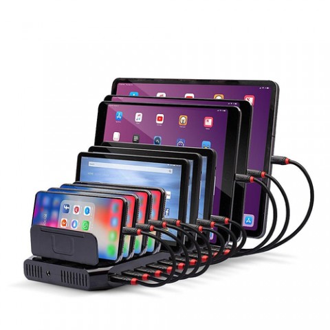 LINDY STAZIONE DI RICARICA USB, 10 PORTE, 96W