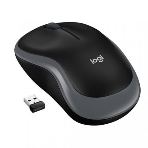 LOGITECH MOUSE WIRELESS M185 FULL-SIZE, OTTICO, USB, GRIGIO LOGITECH MOUSE WIRELESS M185 FULL-SIZE, OTTICO, USB, GRIGIO