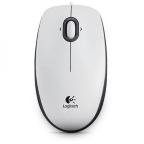 LOGITECH MOUSE OTTICO USB B100 BIANCO RETAIL, 800 DPI