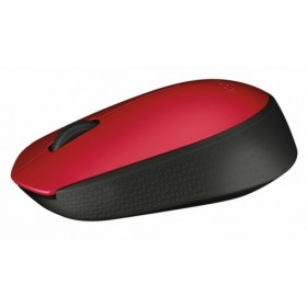 LOGITECH WIRELESS MOUSE M171 OTTICO USB COLORE ROSSO