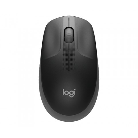 LOGITECH MOUSE WIRELESS M190 FULL-SIZE, OTTICO, USB, ANTRACITE