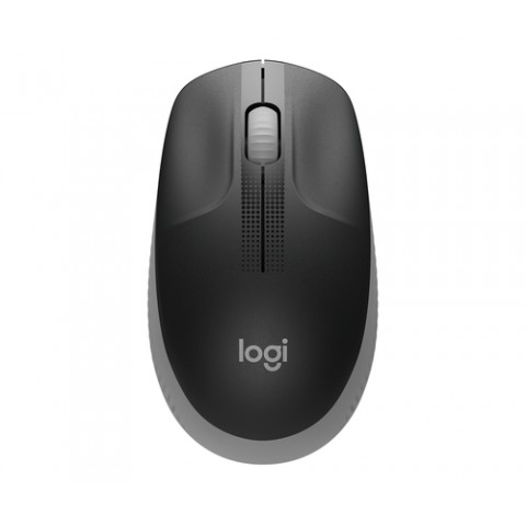 LOGITECH MOUSE WIRELESS M190 FULL-SIZE, OTTICO, USB, GRIGIO