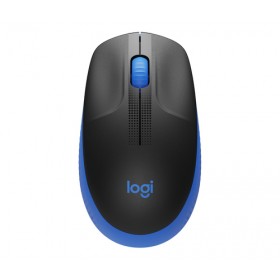 LOGITECH MOUSE WIRELESS M190 FULL-SIZE, OTTICO, USB, BLU