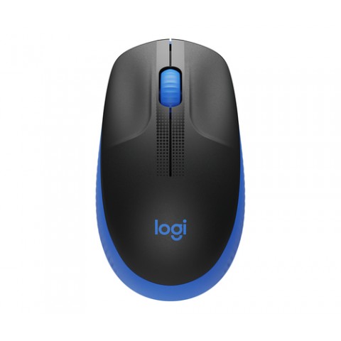 LOGITECH MOUSE WIRELESS M190 FULL-SIZE, OTTICO, USB, BLU