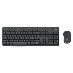 LOGITECH BUNDLE TASTIERA WIRELESS+MOUSE DESKTOP MK370 SILENT COMBO, USB, LAYOUT ITA, COLORE NERO