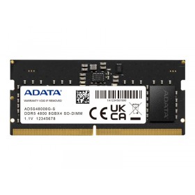 ADATA RAM SODIMM 8GB DDR5 4800MHZ ADATA RAM SODIMM 8GB DDR5 4800MHZ