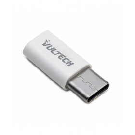 VULTECH ADATTATORE MICRO USB 2.0 TO TYPE C-PLASTICA-BIANCO