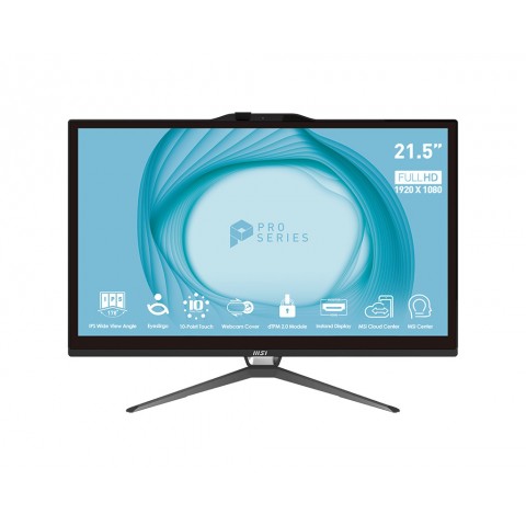 MSI PC AIO 21,5" BLACK TOUCH i3-13100 8GB 512GB SSD WIN 11 PRO