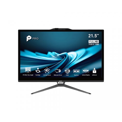 MSI PC AIO 21,5" BLACK TOUCH i3-14100 8GB 512GB SSD WIN 11 PRO MSI PC AIO 21,5" BLACK TOUCH i3-14100 8GB 512GB SSD WIN 11 PRO