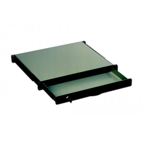 DIGITUS CASSETTO PER ARMADI RACK 19" CON MANIGLIA E CHIUSURA, COLORE NERO DIMENSIONI MM. 482X45X492