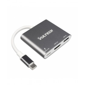 VULTECH ADATTATORE TYPE-C 1 HDMI 1 USB 3.0 1 PD