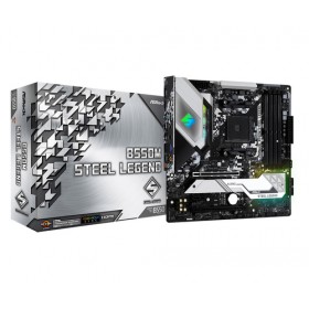 ASROCK MB AMD B550 STEEL LEGEND AM4 4DDR4, 1M2, 6SATA3 MATX