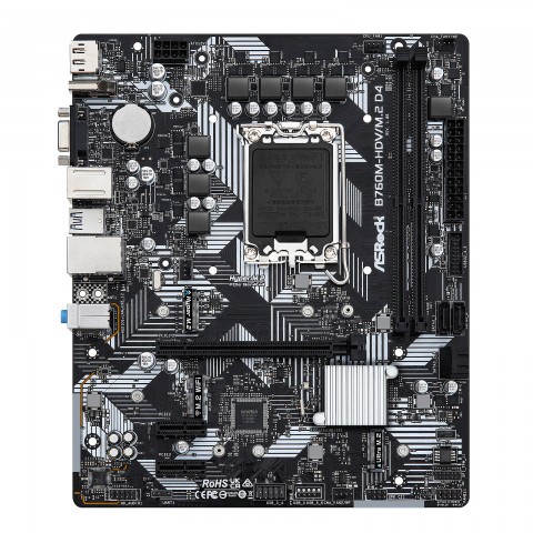 ASROCK MB B760, B760M-HDV/M.2 D4, LGA1700, 2 DDR4 , mATX ASROCK MB B760, B760M-HDV/M.2 D4, LGA1700, 2 DDR4 , mATX