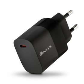 NGS CARICATORE DA PARETE ULTRAVELOCE DA 20W USB-C TYPE C, NERO NGS CARICATORE DA PARETE ULTRAVELOCE DA 20W USB-C TYPE C, NERO