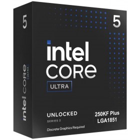INTEL CPU ULTRA 5, 250KF, LGA 1851, 4.2 Ghz 18 CORE, 30 MB CACHE BOX, NO FAN